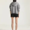 ウール&カシミア製ジップアップフーディ ウール&カシミア製ジップアップフーディ