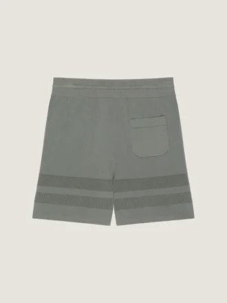 メッシュディテール付きニットショーツ