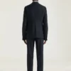 フランネル素材のデコンストラクテッド・シングルブレストジャケット フランネル素材のデコンストラクテッド・シングルブレストジャケット