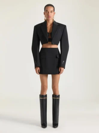 レザー製 シャークピンチ ブーツ