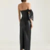 ナッパレザー製ロング・ビスチェドレス(リボン付き) ナッパレザー製ロング・ビスチェドレス(リボン付き)