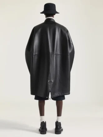 レザー製パーカー