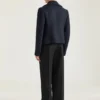 ウール製クロップド・ピーコート ウール製クロップド・ピーコート