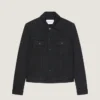 ブラックデニムのジャケット ブラックデニムのジャケット