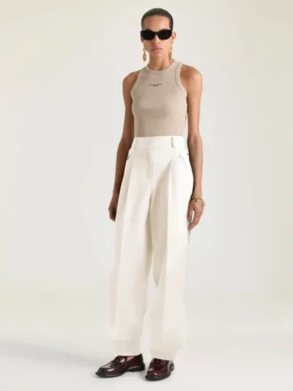 コットン製Slim Fitタンクトップ（Givenchy Parisのプリント入り）