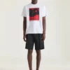 シュルレアリスムプリントのコットンTシャツ シュルレアリスムプリントのコットンTシャツ