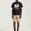 シュルレアリスムプリントのコットンTシャツ シュルレアリスムプリントのコットンTシャツ