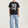 シュルレアリスムプリントのコットンTシャツ シュルレアリスムプリントのコットンTシャツ