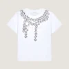 コットン製Tシャツ(デコンストラクテッド・クリスタルプリント) コットン製Tシャツ(デコンストラクテッド・クリスタルプリント)