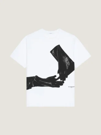シュルレアリスムプリントのコットンTシャツ シュルレアリスムプリントのコットンTシャツ