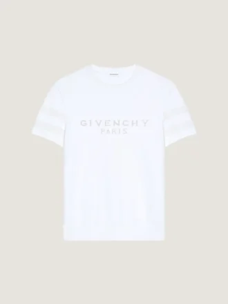 コットンニット製Tシャツ（Givenchy Parisジャカード柄）