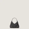 ストラス装飾のレザー製「ナノ・Voyou Bag」 ストラス装飾のレザー製「ナノ・Voyou Bag」