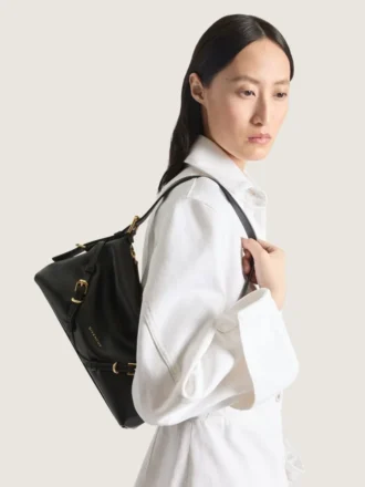 光沢のあるレザー製Voyou Bag